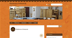 Desktop Screenshot of madereraartesanal.com.ar