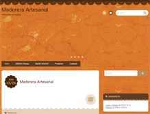 Tablet Screenshot of madereraartesanal.com.ar